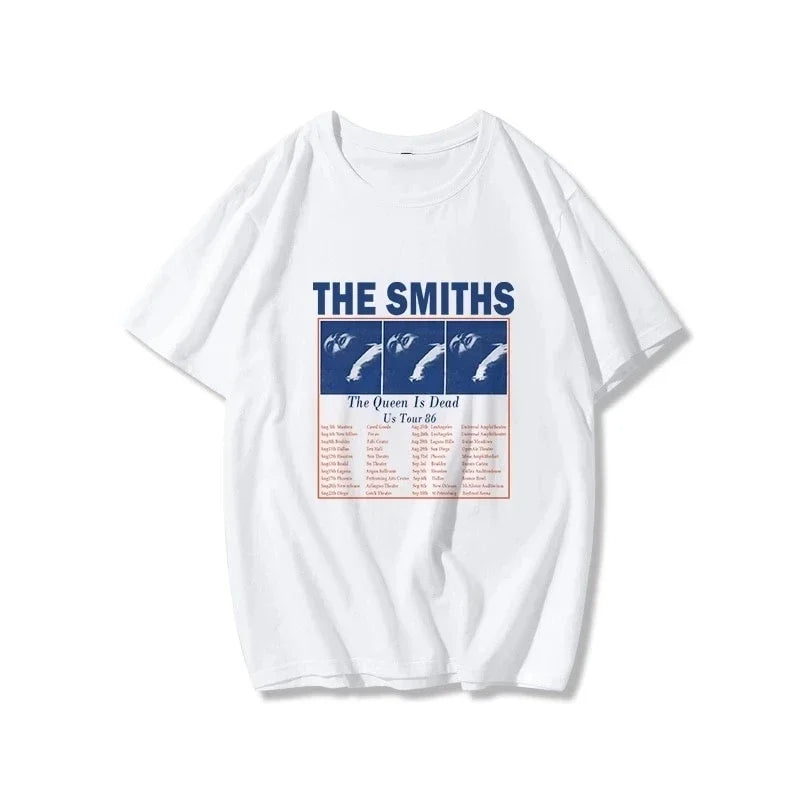 Camisetas The Smiths Tops Tees Retrô Feminina Pop Indie Punk Rock Banda Morrissey Nova Camiseta Masculina