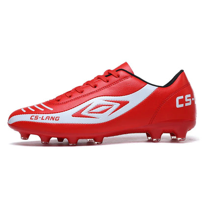 New Men Football Boots Breathable Professional Soccer Shoes Turf Outdoor Non-slip Long Spikes Adult Ultralight Training Futsal