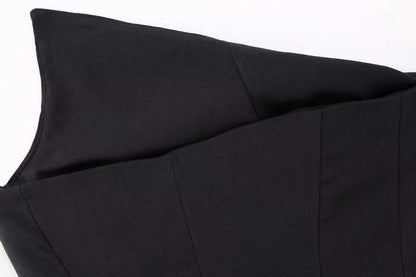 Stylish Women Elegant Cropped Tank Tops 2023 Summer Fashion Ladies Vintage Chic Slim Black Top Party Girls Sexy Tanks