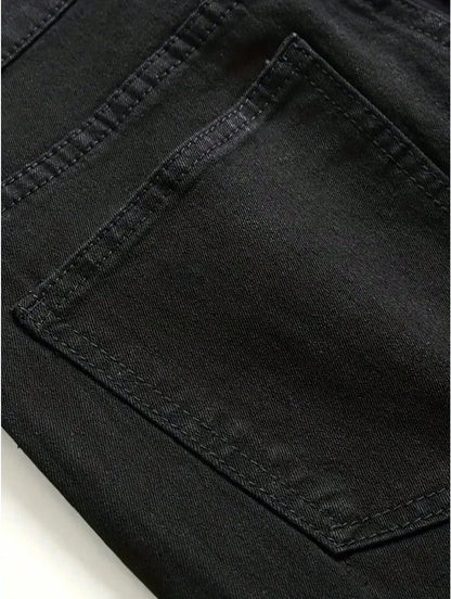 Men's Casual  Jeans, Versatile Elastic And Comfortable Jeans Suitable For All Seasons, Versatile