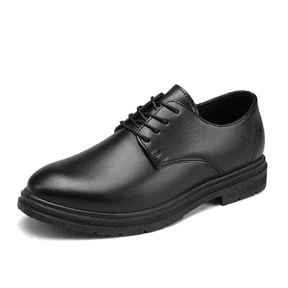 Men Formal Leather Shoes Oxford Shoes Mens Dress Shoe Black Pointed Toe Men Loafers Party Office Business Casual Shoes for Men