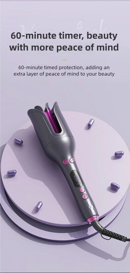 32MM Electric Rotary Curling Iron Automatic Hair Curler Negative Ion Air Rotating Curling Bar Professional Styling Tool