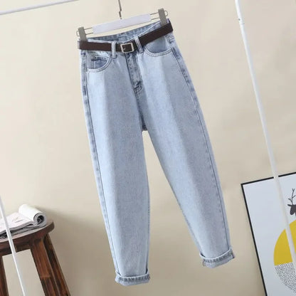 High-Waisted Straight-Leg Slimming Jeans