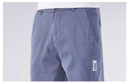 Spring Summer Thin Lyocell Casual Pants Men Loose Straight Fashion Stretch Korean Classic Trousers Men's Clothing Size M-5XL