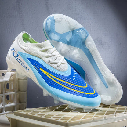 New Men Football Boots Ankle Professional Non-Slip TF/FG Soccer Shoes Boys Sneakers Match Comfortable Sports Shoes Unisex