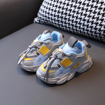 Size 21-36 Baby Toddler Shoes For Boys Girls Breathable Mesh Little Kids Casual Sneakers Non-slip Children Sport Shoes tenis