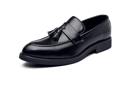 Tassel Wedding Leather Shoes Men Classic Formal Leather Loafers Male Dress Casual Business Shoes For Men Social Brogues Shoes