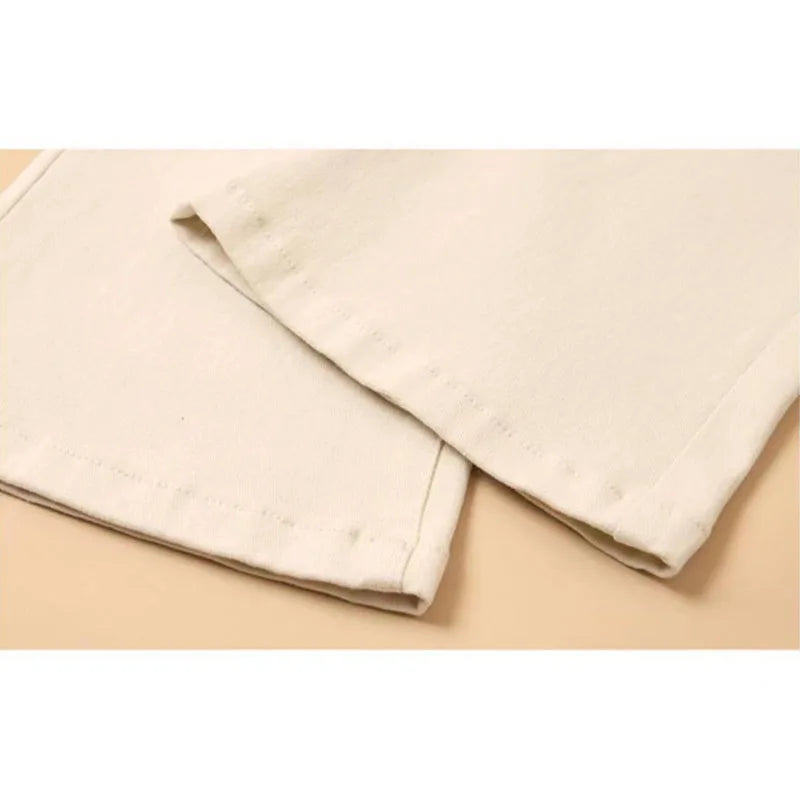 Women Flare Jeans Autumn Solid Slim Pants