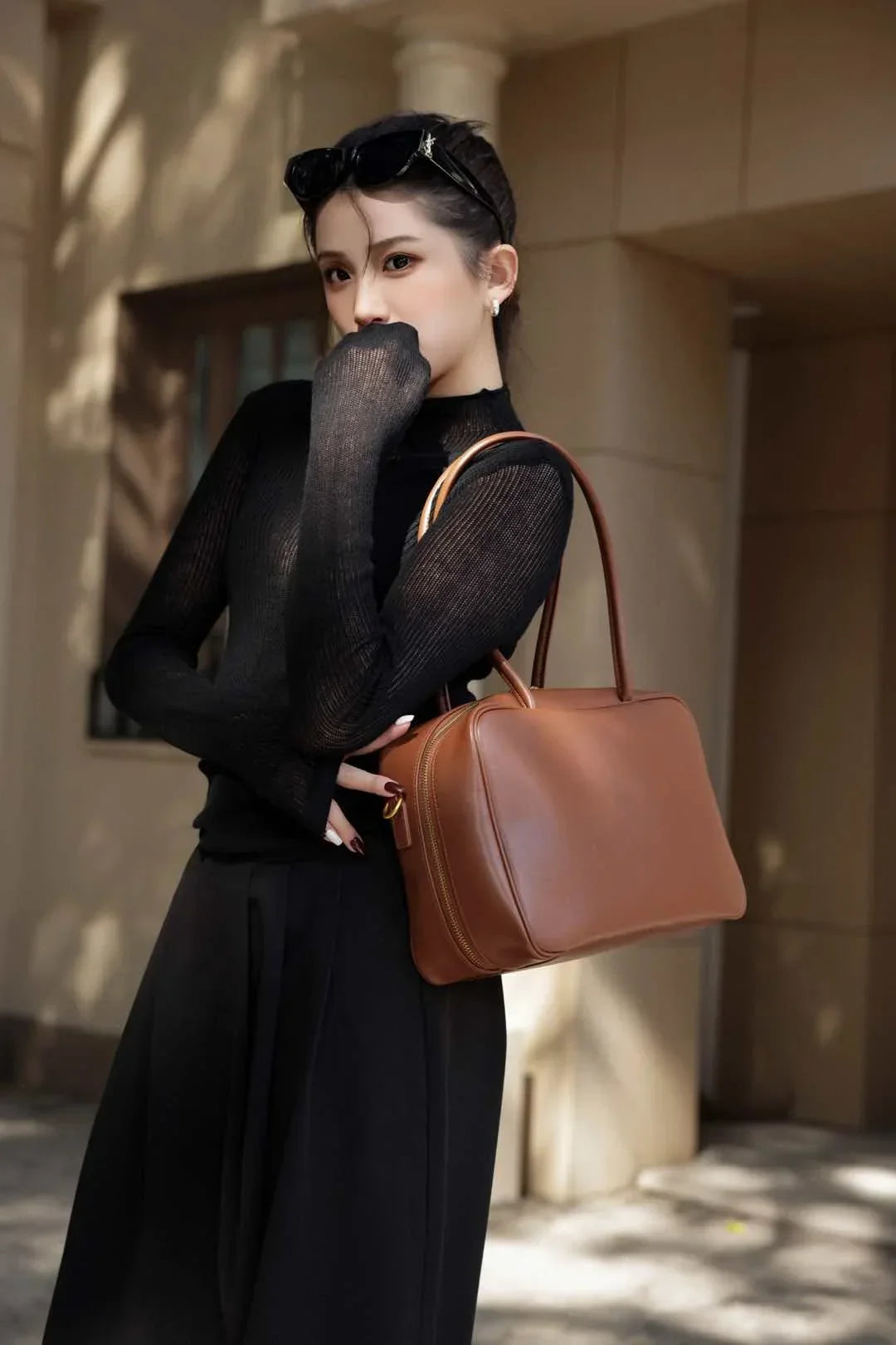 Genuine Leather Fashion Women Shoudler Black Bags Luxury Desiger Ladies Crossbody Cowhide Brown Large Bag Female Handbags Coffe