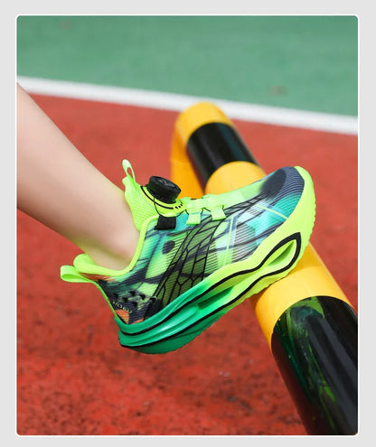 Children‘s Basketball Shoes Cushioned Sneakers Non-slip Breathable Running Shoes Lace-up Boys Girls Athletic Shoes Tennis Shoes