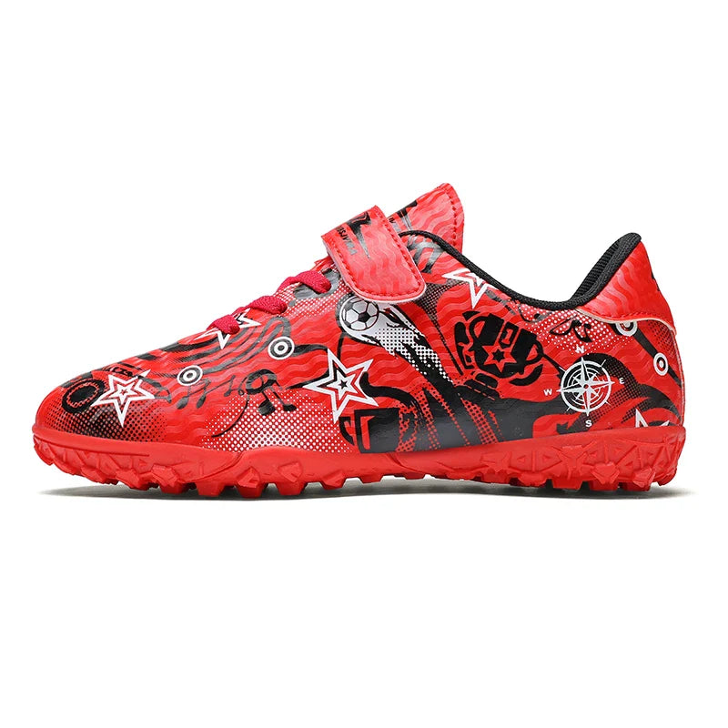 New Youth Soccer Shoes Kids Football Boots Professional Training Non-Slip Indoor Outdoor Futsal Cleats Sneakers Breathable 28-39