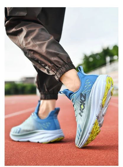 Men's Classic Cushion Running Shoes Hiking Walking Shoes for Women Gym Workout Lightweight Breathable Mesh
