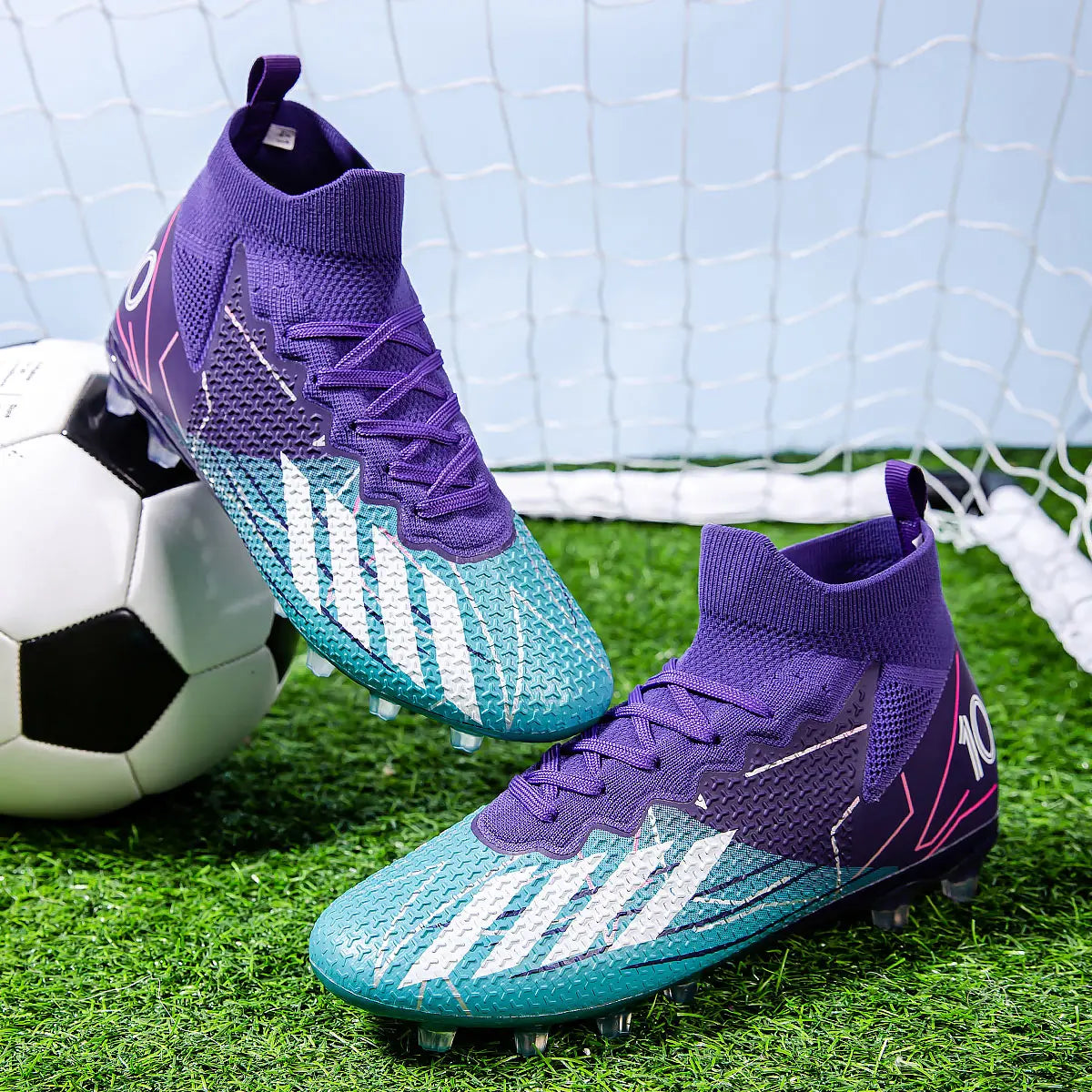 New summer anti-skid and wear-resistant long stud football shoes for men and women, for outdoor training