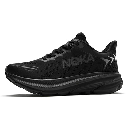 Men's Carbon Plate Air Cushion Running Shoes Breathable Lightweight Marathon Women's Athletic Nonskid Elastic Sports Sneakers