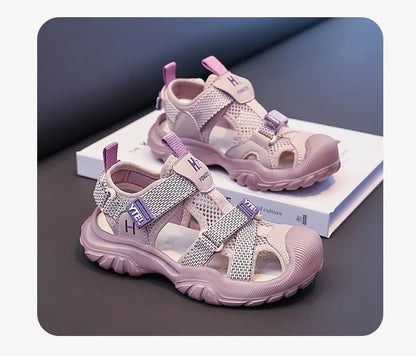 Luxury Kids Shoes Girls Sandals Breathable Non-slip Water Beach Outdoor Shoes Sneaker Children Sports Sandals for Boy