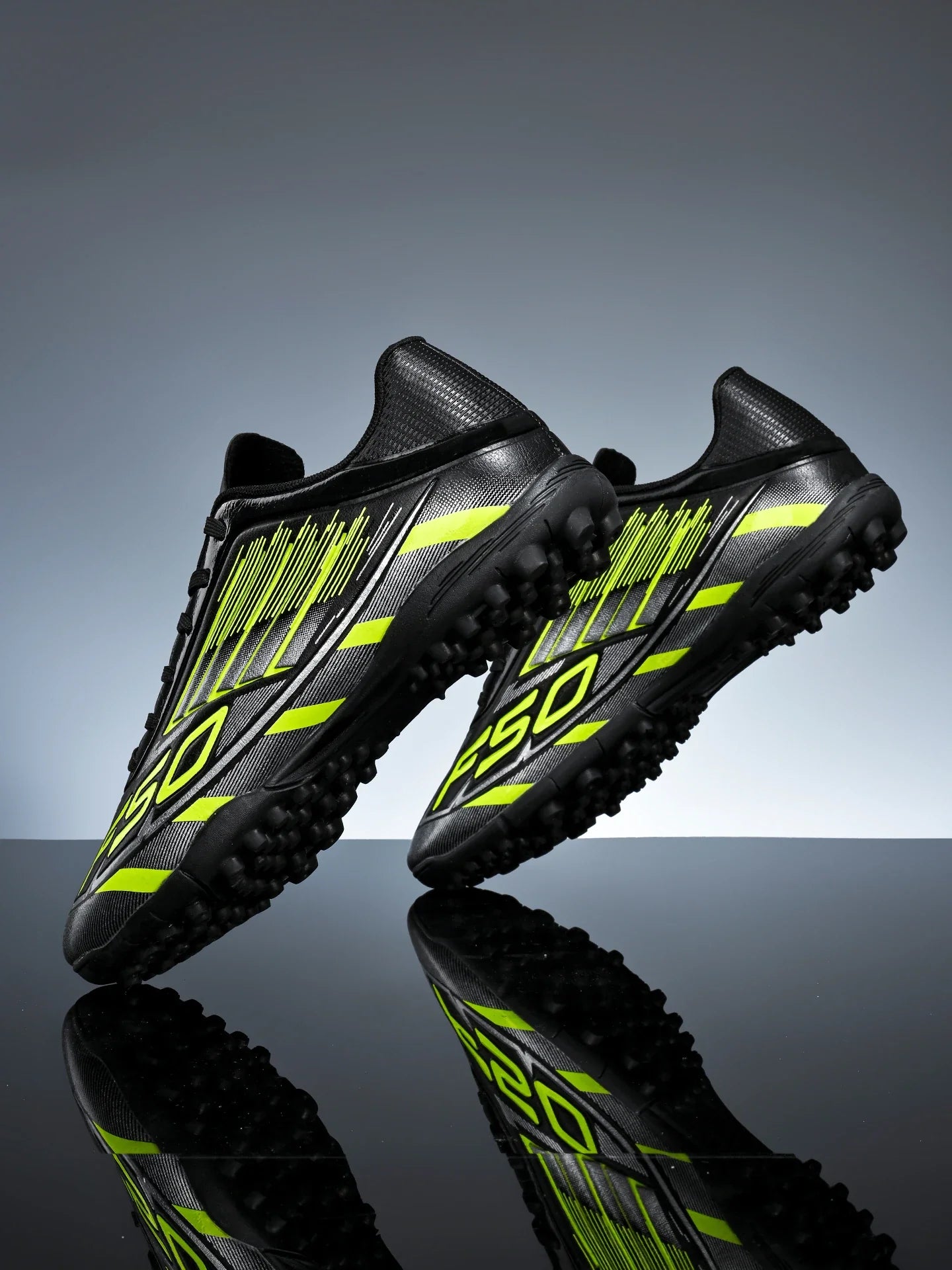 TF Soccer Cleats Men Women Kids PU Synthetic Upper Rubber Outsole Wear-resistant Non-slip Training Shoes