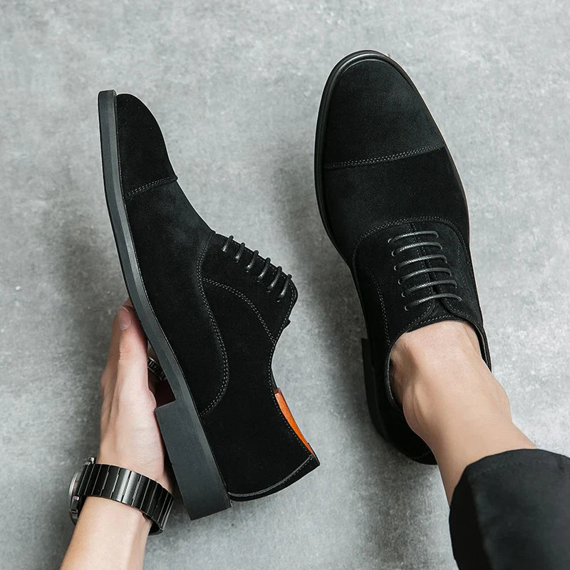 Dress Oxfords Men's Formal Shoes Casual Business Flats Leisure Footwear Party Loafers Retro Men Moccasins Zapatillas Para Hombre