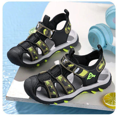 Children Girls Boys Sandals Children Beach Sandals Non-slip Soft Bottom Breathable Boys Shoes Outdoor Kids Shoes