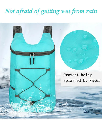 New Unisex Backpack Lightweight Folding Multi Color Outdoor Backpack Spring Fashion Mini Tote Bag