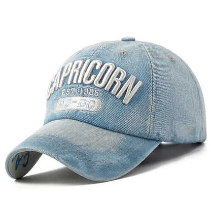 2025 Denim Baseball Cap Men Women Embroidery Letter Jeans Snapback Hat Casquette Summer Sports Hip Hop Cap Gorras Unisex hats