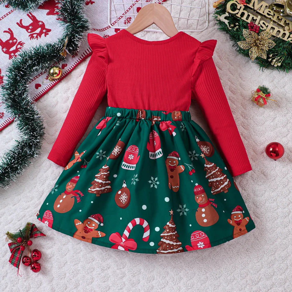2026 New Year Dresses Princess Dress Red Long Sleeve Flying Sleeve Prom Evening Performance Carnival Christmas Party Clothing