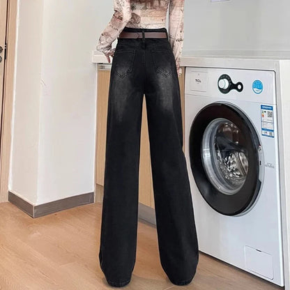 High Waist Loose Wide Leg Jeans