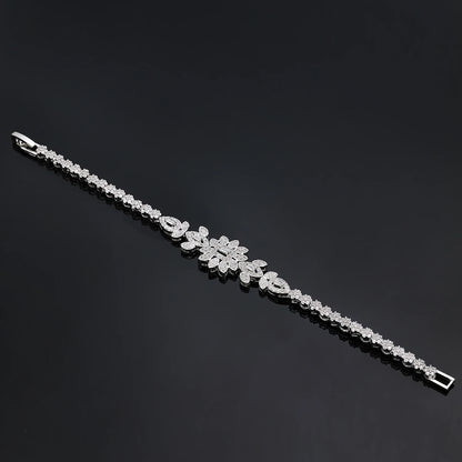 2023 New 4-piece Bride Wedding Jewelry Set Women's Necklace Set Jewelry Elegant Women's Necklace Oxidized Jewelry
