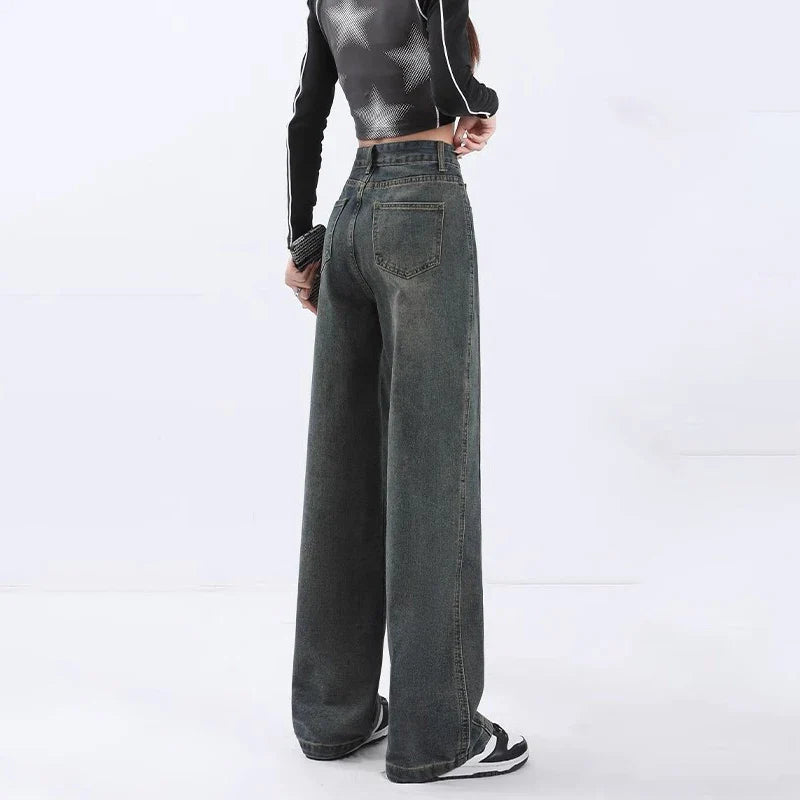 High Waist Loose Wide Leg Jeans