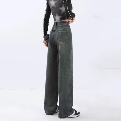 High Waist Loose Wide Leg Jeans