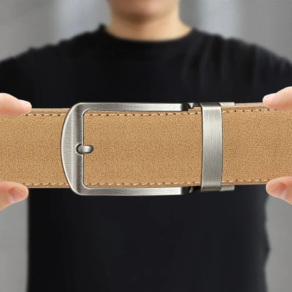 Men Belts Leather Waist Strap Male Automatic Buckle Waistband Mens High Quality Girdle Belts for Women Men Gifts 105 115 125cm