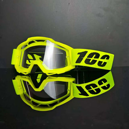 100 Motorcycle Goggles Cycling Glasses Outdoor Off-Road Ski Outdoor Sport MX ATV Dirt Bike Racing Motocross