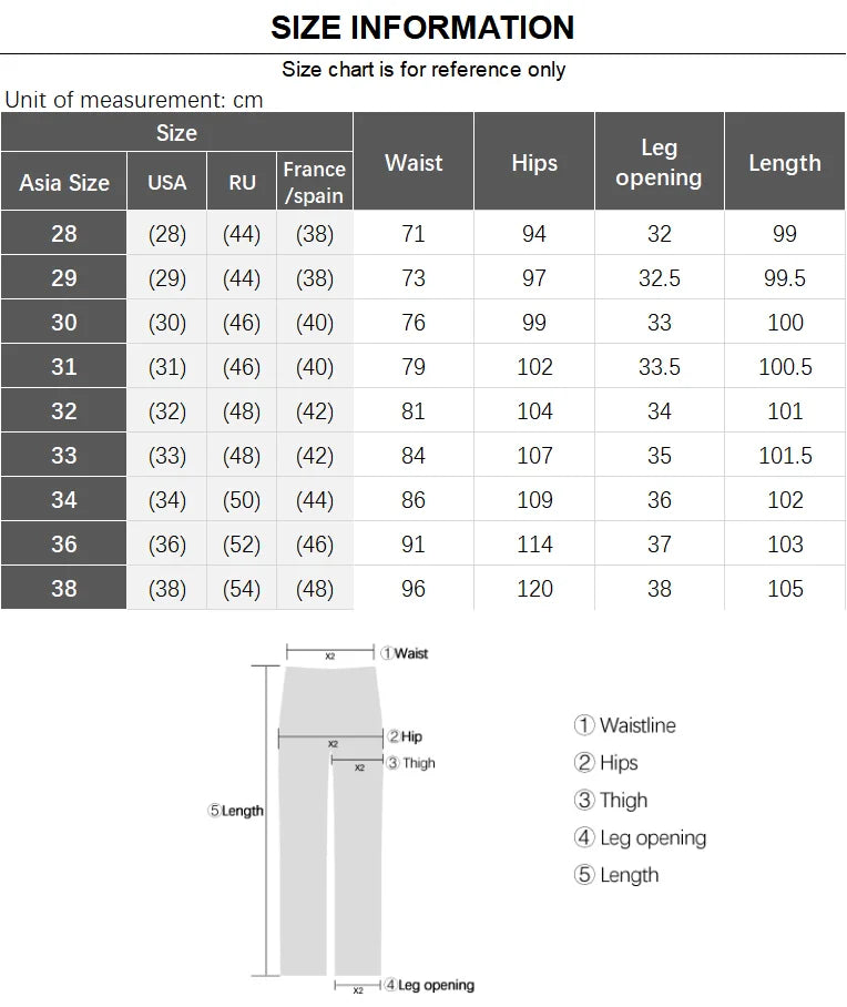 Spring Autumn Male Casual Pants Korean Mens Clothing Business Straight Work Trousers Solid Color Classic Versatile Man Pants