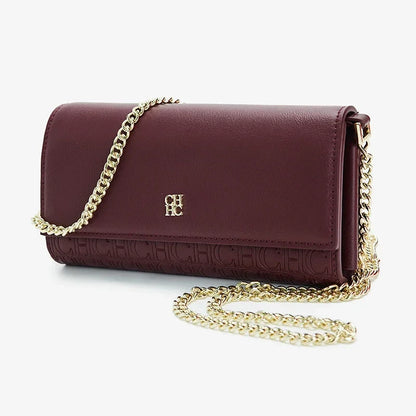Bolsa de Ombro Feminina de Grife CH Elegante de Alta Qualidade com Estampa de Letras