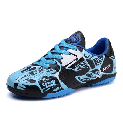 Children Soccer Shoes Sports Society Field Boy Football Shoes Futsal Fast Indoor Sneaker Original Ankle Cleats Football Boots