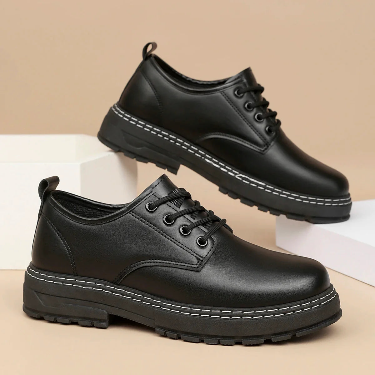 2026 men's new business casual sports shoes are versatile, comfortable, trendy, fashionable, plus size formal shoes, leather sho