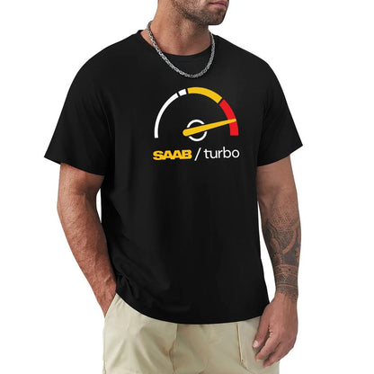 Saab Turbo Boost Gage T-Shirt Aesthetic clothing customs design your own men tshirt