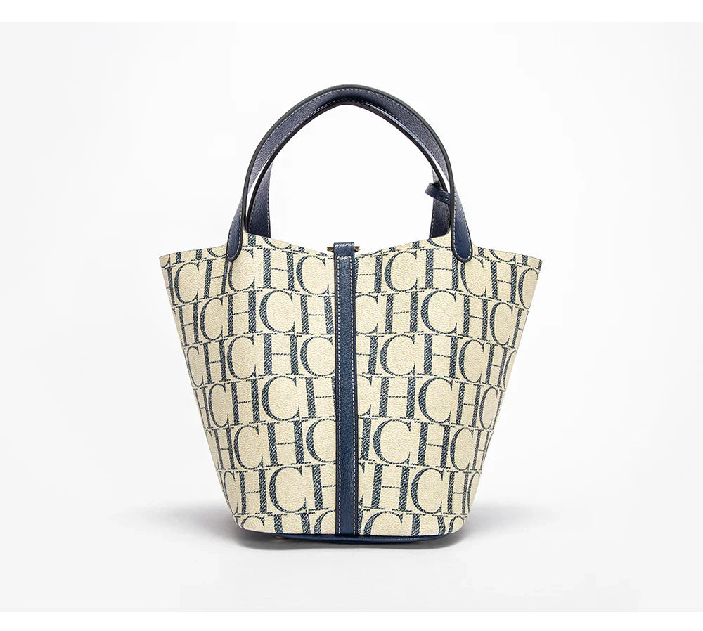 Large Capacity Commuter Travel Handbag Luxury Brand Fashion Texture Letter Printed Women's Shoulder Bag