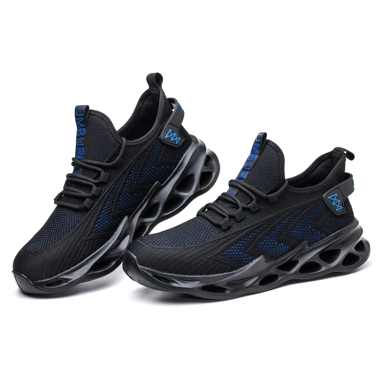 Men's Steel Toe Safety Work Shoes Anti-Smash & Puncture Breathable Lightweight Durable Construction Boots for Industrial Outdoor