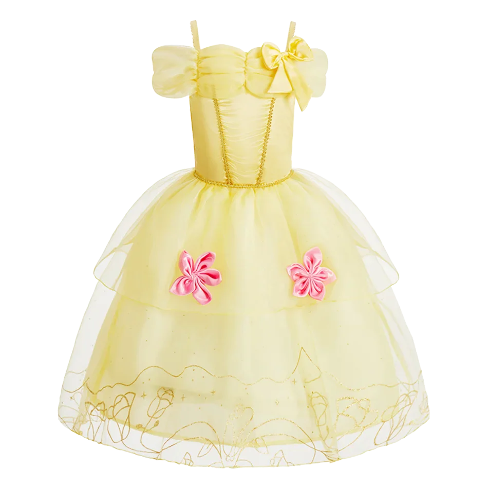 Girls Halloween Belle Dresses Girl Snow White Dress Kids Christmas Carnival Cosplay Clothes Children Princess Costumes