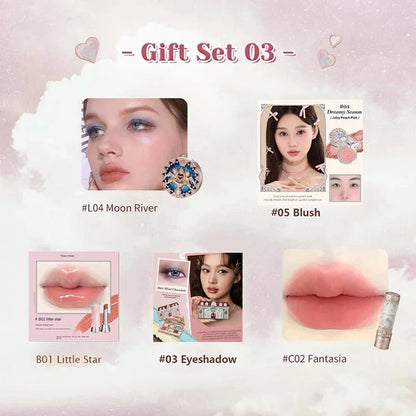 Makeup Kit Full Professional Makeup Gift Set Mermaid Angel Highlight Swan Lipstick 5 piece set