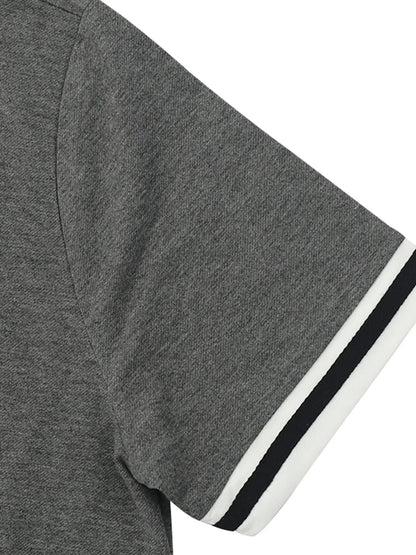 EUROPEAN AND AMERICAN MEN'S SUMMER MEN'S LOOSE SET SHORT SLEEVED SHORTS SPORTS CASUAL ROUND NECK TWO-PIECE SET MEN'S S-3XL