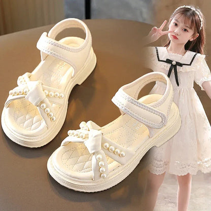 Children's Sandals Summer 2025 New Arrival Soft Bottom Slippers For Medium To Large Kids Women's Fashionable Beach Shoes