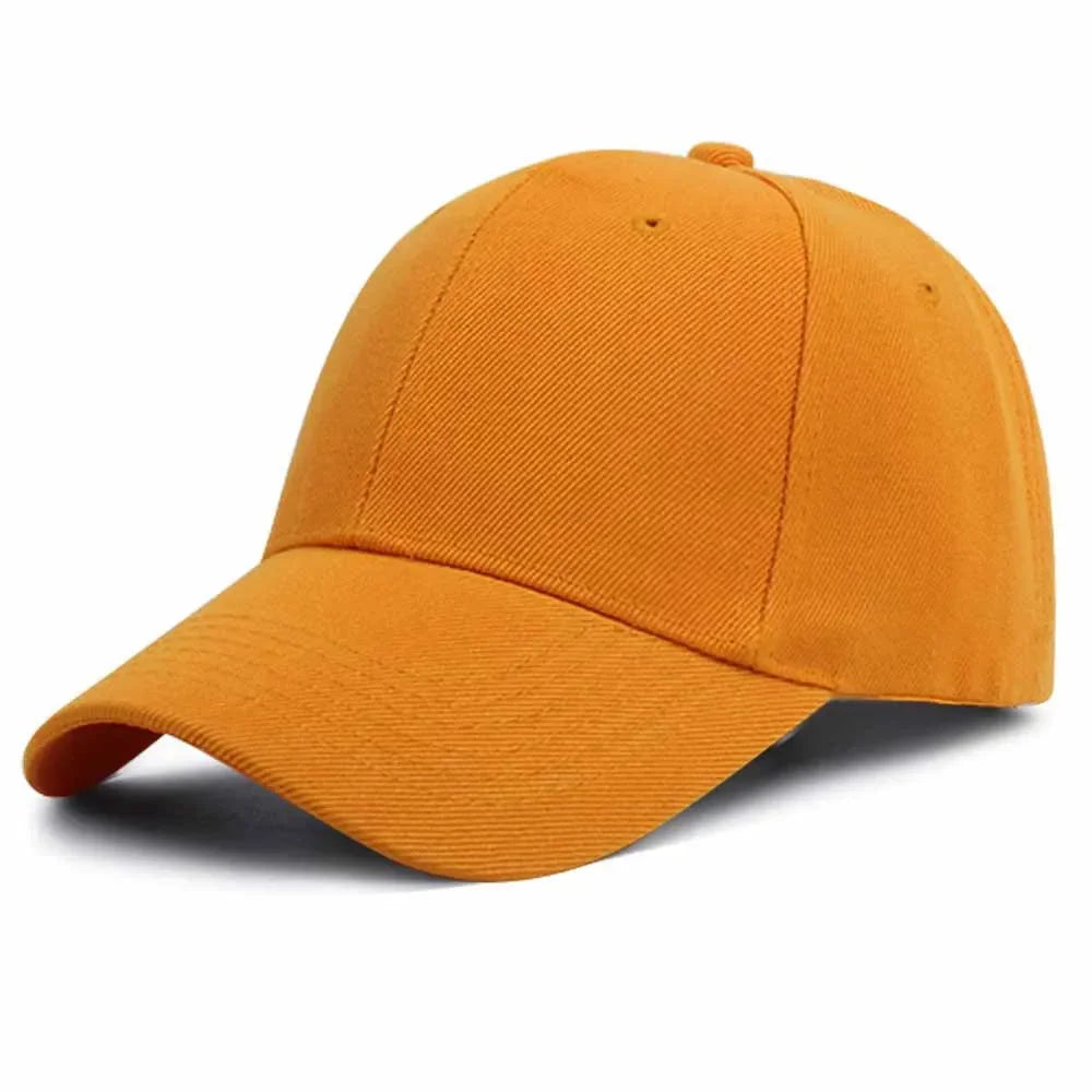 Solid Unisex Baseball Cap 6 Panel Men Caps Daily Womens Summer Hat Curved Brim Adjustable Red White Purple Grey Black