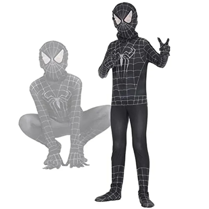 SpiderMan Jumpsuits Costume PS4 Collection Set Captain America  Halloween Christmas Party Birthday Gift Spiderman Superhero