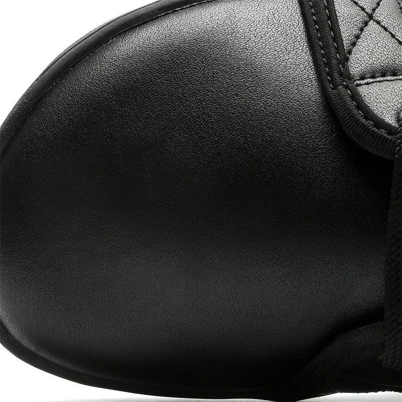 Mens Artificial Leather Wide Barefoot Shoes Unisex Plus Size Male Outdoor Minimalist Sneakers Women Zero Drop Casual Walking