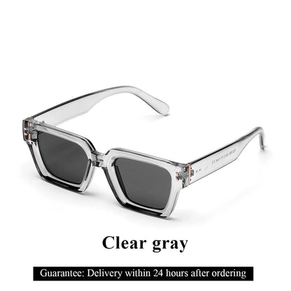 Premium Shades Designer Black Brand Sunglasses Mens Square Sun Glasses