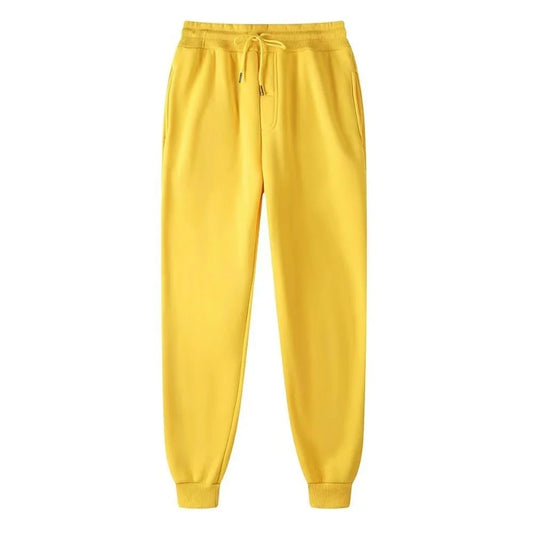 Men's casual pants, autumn and winter solid color sports pants, men's running, jogging, fitness pants, fashionable sports pants
