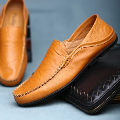 Men's Leather Casual loafers Shoes wedding Dress Shoes New Big Size  Moccasins Shoes Suede shoes High Quality zapatos