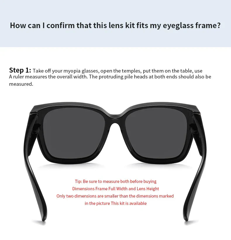 Women Polarized Sunglasses Men UV400 Night Vision Sun Glasses TR90 Big Eyeglasses Frame Driving Beach Anti Glare Shade Eyewear