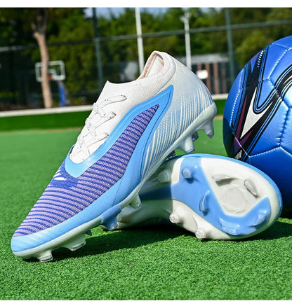 New Football Shoes Professional Low-top Soccer Field Cleats Outdoor Breathable Athletic Spikes Youth Boys Football Shoes Unisex
